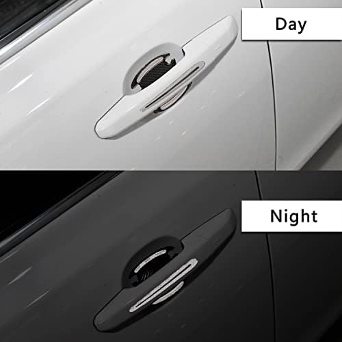 8PCS Универзална 3Д-врата на вратата на вратата на бојата заштитник за гребење на бојата, рефлективни ленти налепници за борба против струја за