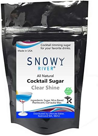 Снежна река чист коктел шеќер - кошер сертифициран природно чист коктел риммер