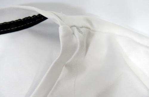 Кливленд Браунс 64 Игра користеше бела вежба за вежбање кошула Jerseyерси 3XL DP45216 - непотпишана игра во НФЛ користена дресови