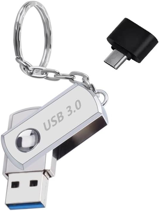 512 GB Type C Flash Drive 3.0 USB Flash Drive USB мемориски стап со клуч на двојна USB диск со палецот на палецот, скок скок за скок за паметни