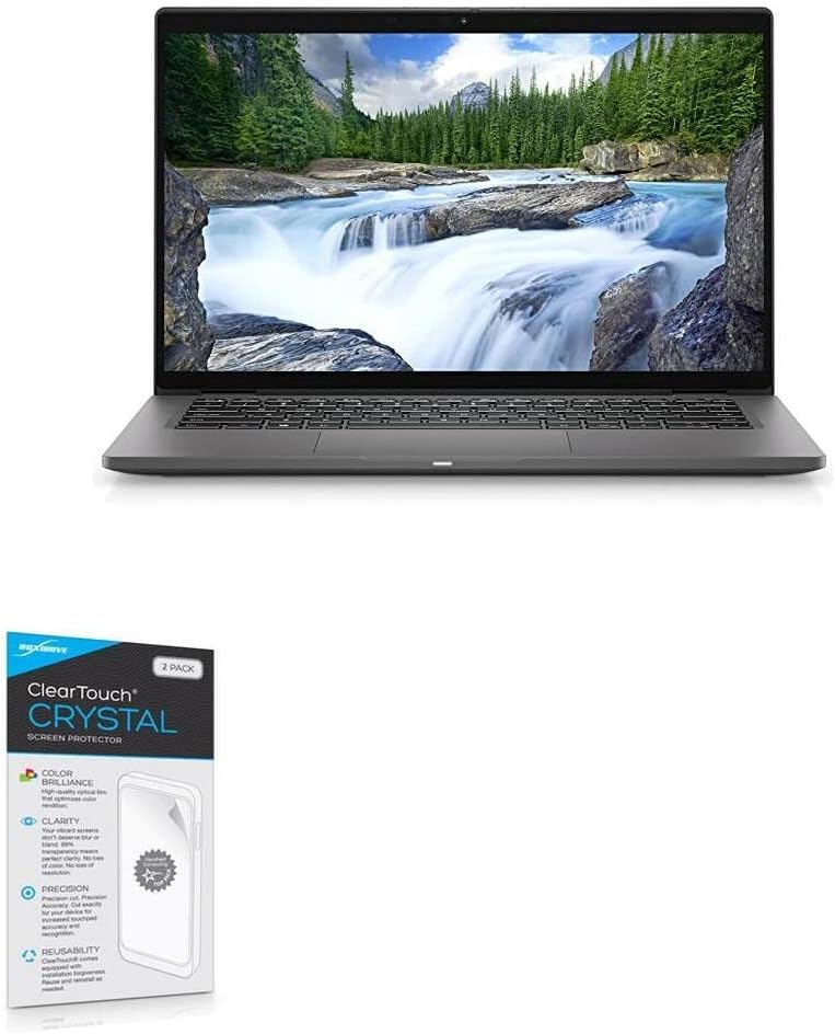 Заштитник на екранот во Boxwave, компатибилен со Dell Latitude 14 Chromebook - Cleartouch Crystal, HD филмска кожа - штитови од гребнатини