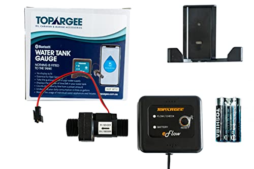 Мерач на резервоарот за вода Topargee Bluetooth H2F -BT12 - Знајте ја вашата употреба на вода и колку вода останува во вашиот резервоар до литар/галон
