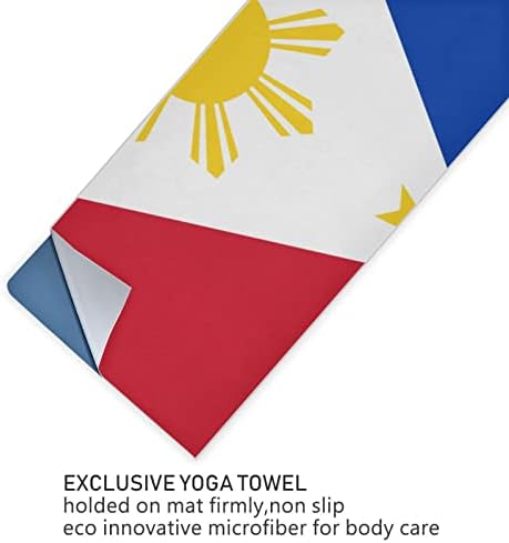 Augenserstan yoga ќебе Филипин-знаме-prow yoga пешкир за јога мат пешкир