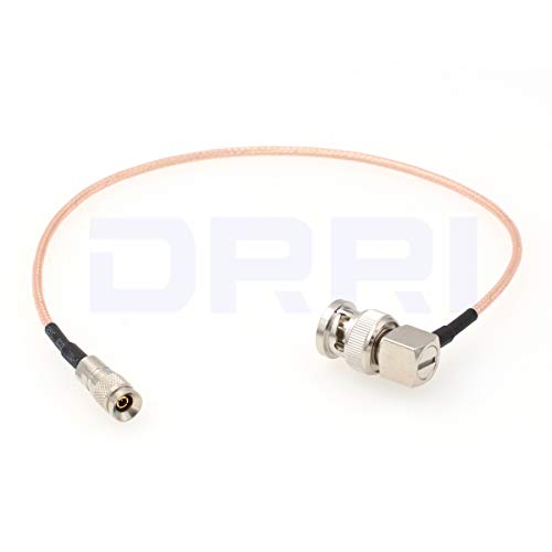 DRRI десен агол BNC до Mini-SDI HD 1.0/2.3 DIN RG179 приклучок SDI Pigtail кабел