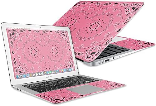 MOINYSKINS SKINE компатибилна со Apple MacBook Air 13 - Пинк бандана | Заштитна, трајна и уникатна обвивка за завиткување на винил | Лесно