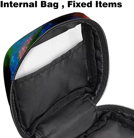 Орјуекан санитарна торба за складирање на салфетки, торба за преносен период за жени девојки менструална чаша торбичка, апстрактна шема