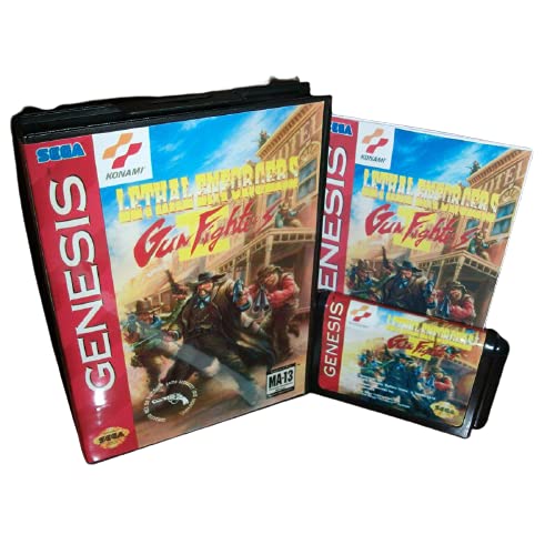 Адити смртоносни спроведувачи 2 нас покривање со кутија и прирачник за Sega Megadrive Genesis Video Game Console 16 бит MD картичка