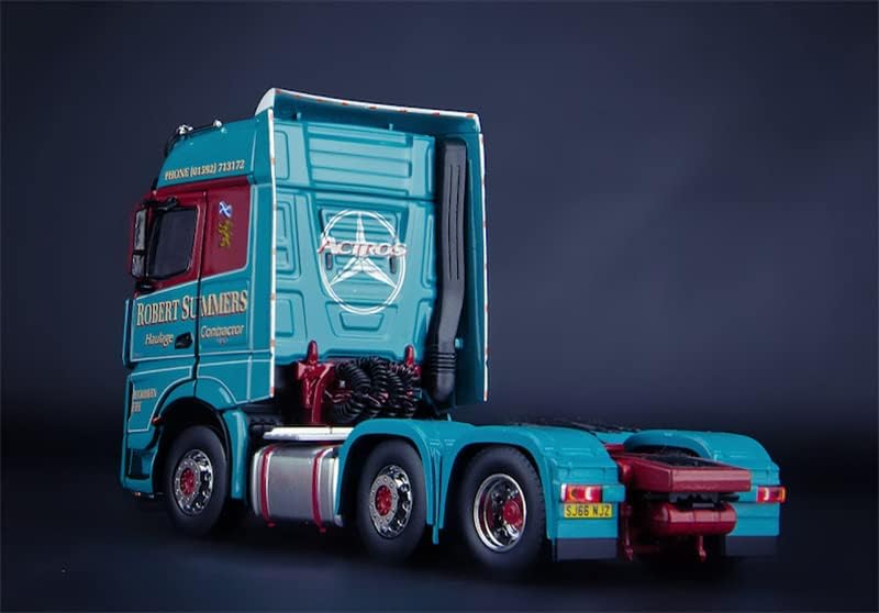 IMC за Mercedes for Benz Actros BigSpace 6 × 2 Space Cab Robert Summers 1/50 Diecast Truck Pre-изграден модел