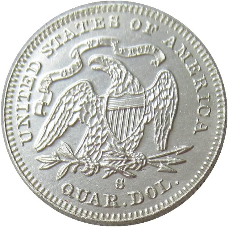 Сад 25 Цент Знаме 1871 Сребрена Реплика Комеморативна Монета