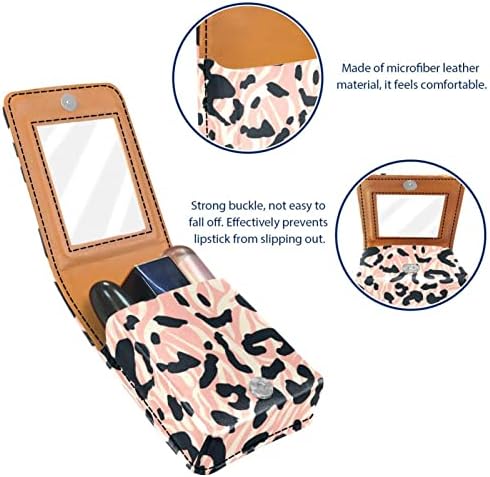 Кармин за шминка ОРИУКАН торба ЗА кармин со огледало пренослив торбичка за складирање кармин организатор за складирање сјај за