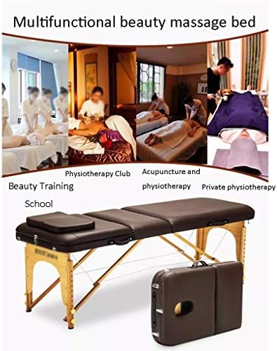 Gaoyuhong ljha преклопна масажа за масажа, прилагодлив третман за убавина за убавина софа кревет, погоден за маса за масажа на акупунктура