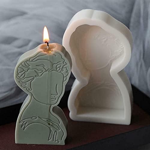 Силиконски жени свеќи за тело, изработка на мувла, женски модел смола епоксидна листинг калап парфем восок сапун накит ароматерапија занаетчиска
