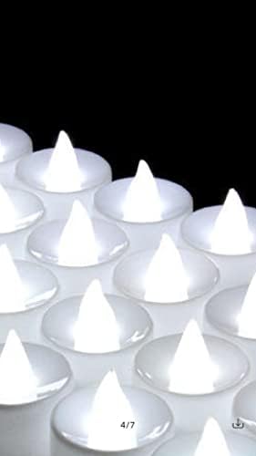 Амроха Занаети 24 Спакувајте Свеќи Без Пламен-7 Лед Светла За Чај Што Ја Менуваат Бојата Свеќи Со Батерија-Електронски Лажни