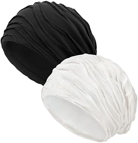 Senker Fashion Women Beanies Hat 2 Pack, Chem Come Headwear Cancer Came Caps Caps Slouchy Beanie за жени мажи