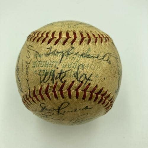 1960 Тимот на Чикаго Вајт Сокс потпиша игра користена Al Baseball Nellie Fox JSA COA - МЛБ игра користеше бејзбол