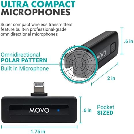Комплет за безжичен блоге за безжичен мочуриште за iPhone со двојно безжичен лавалиер микрофон, таблети и стативи со целосна големина,
