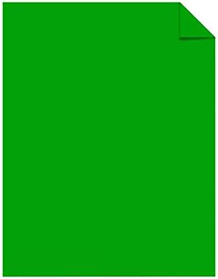 Неена Астробројс во боја хартија, 8,5 ”x 11”, 24 lb/89 GSM, Gamma Green, 500 листови