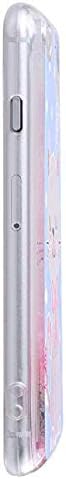 Iphone SE 2020 Сјај Течност, Симпатична Фламинго Жени Девојка Блинг Сјајна Тенок Тенок Сјај Заштитни Футроли За Телефони за iPhone SE2