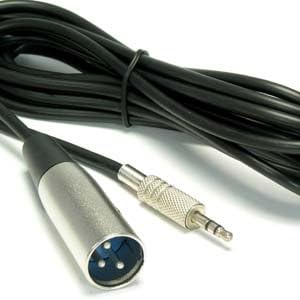 ACCL 6ft XLR машки до 3,5 mmm TRS машки кабел, 1 пакет
