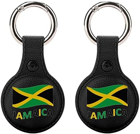 Јамајка Знаме Tpu Случај За AirTag Со Приврзок За Клучеви Заштитен Капак Пронаоѓач На Воздушни Ознаки Држач За Додатоци За Тракери