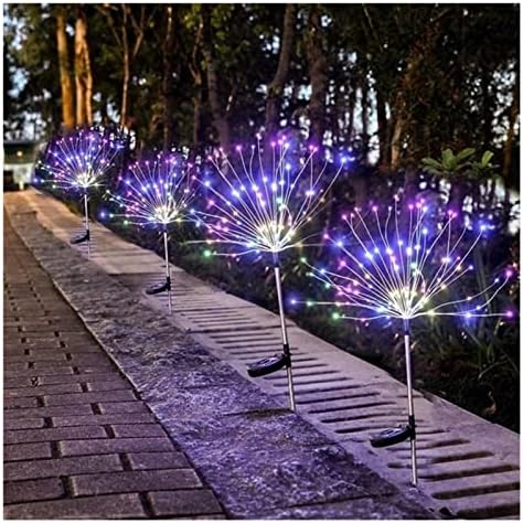 Дуба соларни огномет светла на отворено водоотпорен DIY сјај низа предводени за светла за празници за празници за градинарски