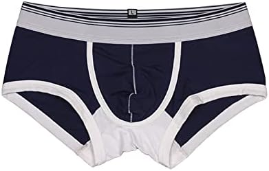 Bmisegm памучна долна облека мажи модни под -панталони плескачи секси машки шорцеви долна облека, пантолони, печатени машки рамни мажи,