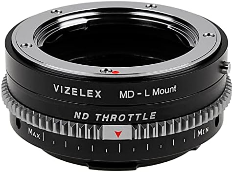 Vizelex nd гаснење на леќи за леќи за монтирање на адаптер Minolta Rokkor SLR леќи на Leica L-Mount Alliance Camera Camera Camera