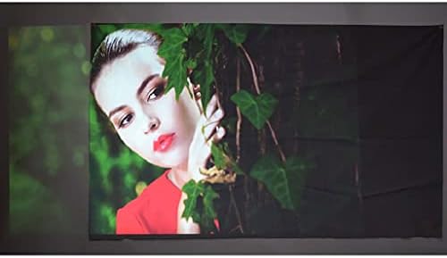 QFWCJ Екран на проектор за висока осветленост 100 120 инчи 16: 9 Проекција на екранот на крпа од ткаенина ткаенина
