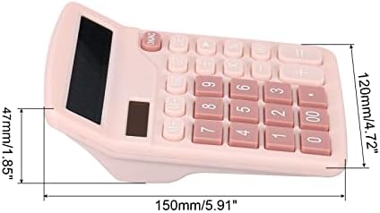 Калкулатор за работна површина Patikil, 12 цифри Голем LCD дисплеј соларна батерија Стандарден стандард за напојување Електронски калкулатор