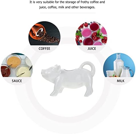 Гарнек кафе крема за кафе, керамички чајник, животинско кафе, тенџере: порцелански свиња во форма чај сад прекрасна животинска