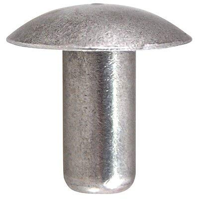 Метал Магерија 1/4 Дијаметар Х 3/8 Должина Цврст Алуминиум Мангал Главата Занитвам, Пакет од 100