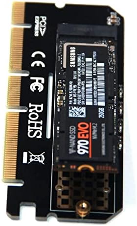 Higzer0 Електроника M. 2 SSD PCIE Адаптер Алуминиумска Легура Школка LED Експанзија Картичка Компјутерски Адаптер Интерфејс M. 2 NVMe SSD NGFF