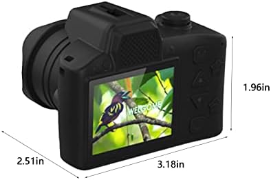 SLR Дигитален Фотоапарат-Видео Рекордер, 30x Зум Рекордер HD Деца Двојна Камера Камера, Со Долга Подготвеност &засилувач; USB Полнење,