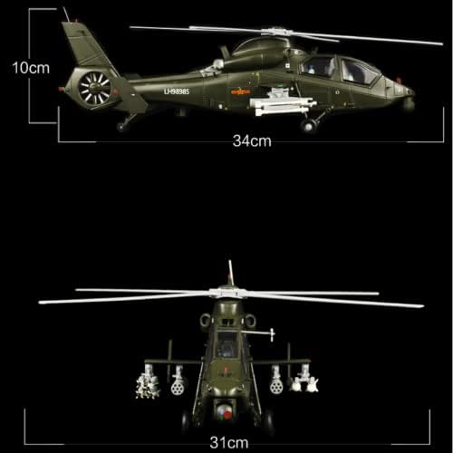 Mookeenone легура Z-19 Црн циклонски хеликоптер модел на модел на авиони 1:72 модел на симулација на наука Изложба модел