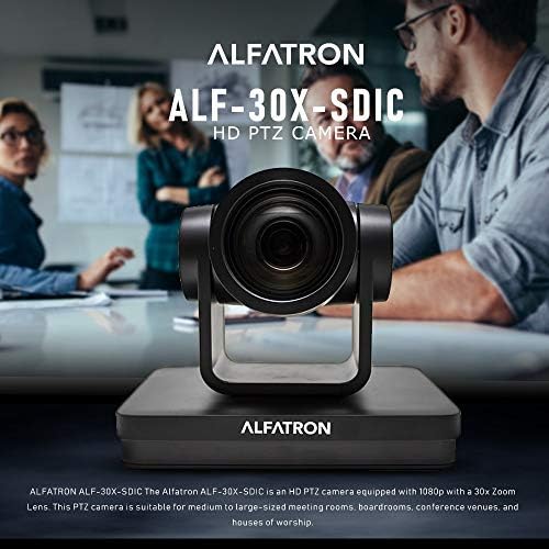 Alfatron ALF-30X-SDIC HD 1080p PTZ Камера СО 30x Објектив За Зумирање, Компатибилен Со Зумирање, Видео Поток, 60fps Стапка