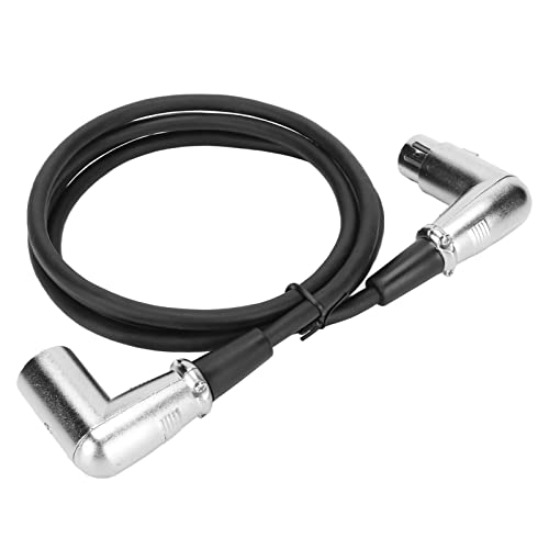 Kuidamos XLR машки до женски микрофон кабел, кабел за микрофон од 1,5M XLR со 3 пински конектори PVC за DMX светла, табли за мешање, засилувачи на електрична енергија, звучници, к?