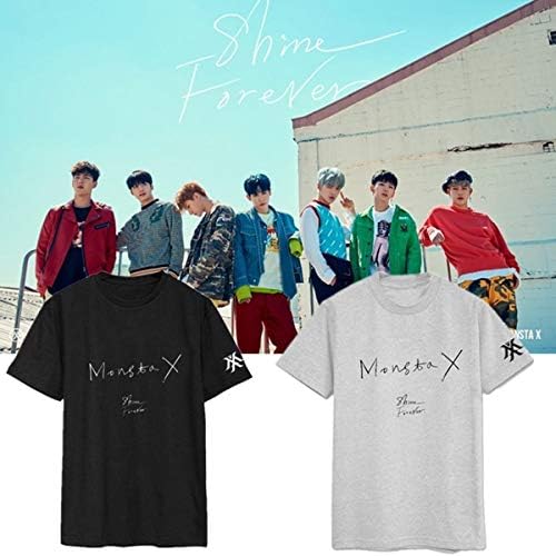 Mainlead Kpop Нов албум Shine Forever T-Shirt Kihyun Minhyuk го освои хоицата со кошула