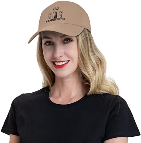 Црни животи материи за возрасни бејзбол капа, женски бејзбол капа, прилагодлива машка капа за бејзбол