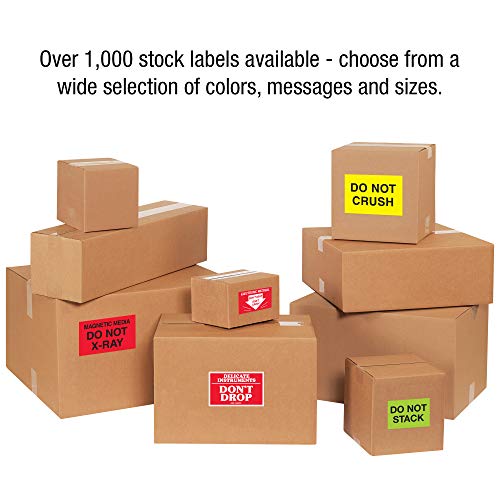 Кутија САД BDL2344 етикети, држете - не испраќајте “, 3 x 5 , флуоресцентно црвено