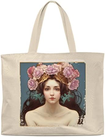 Елегантна торба за тота - торба за купување цвет - торба за барокна тота