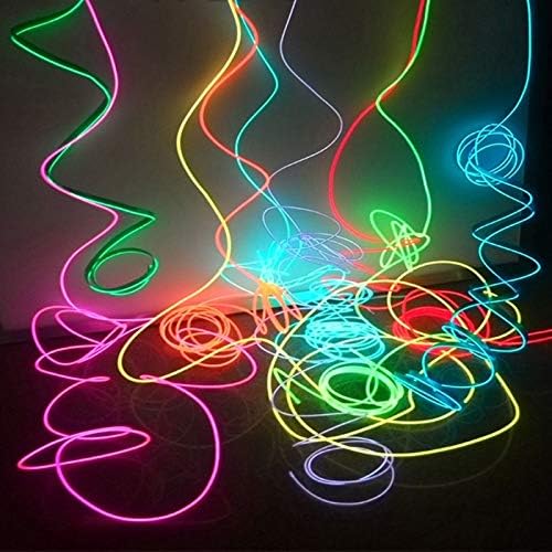 Wybfztt-188 1m/2m Неонски светло танцување забава декор светло неон предводена ламба флексибилна ел жица јаже цевка водоотпорна
