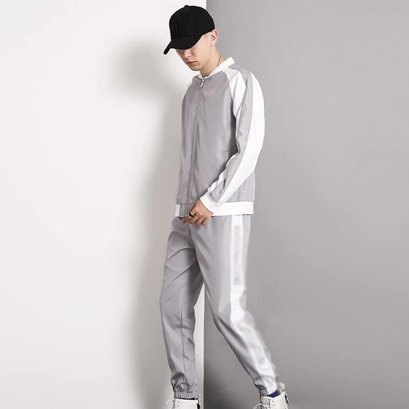 Мелзел дуксери маички мажи пуловер 2 парчиња аспиратори и панталони машка улична облека за улична облека