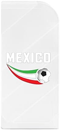 Мексико Знаме Фудбал Пенкало Држач Молив Организатор Складирање Шминка Четка Чаша Уметност Материјали За Биро Канцеларија Дома Бело