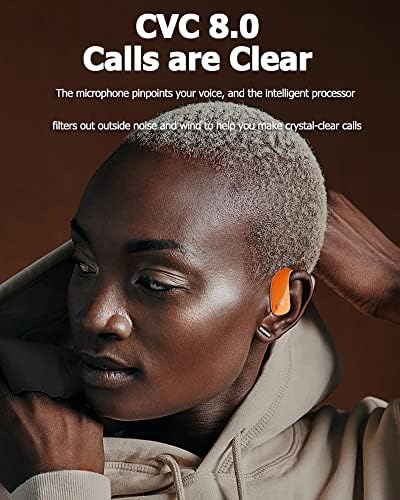 Слушалки за отворено уво безжични Bluetooth кои работат отворено уво клип ушни ушни ушни со слушалки за спроводливост на коските
