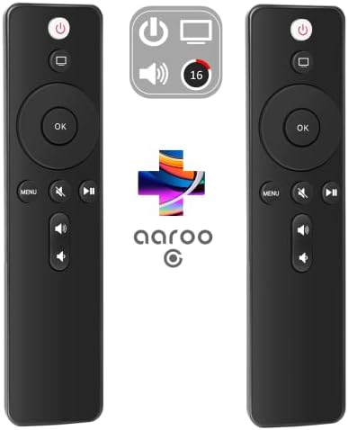Aaroogo 2-Пакет Далечински Управувач ЗА Apple TV 4k Плеер A1294 A1218/MA711 A1378/MC572 A1427/MD199 A1625/MGY52/MLNC2 A1842/MQD22/MP7P2