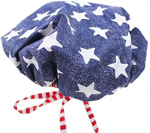 Завршени буфантни starsвезди и ленти САД Американски знаме капаче капаче капа