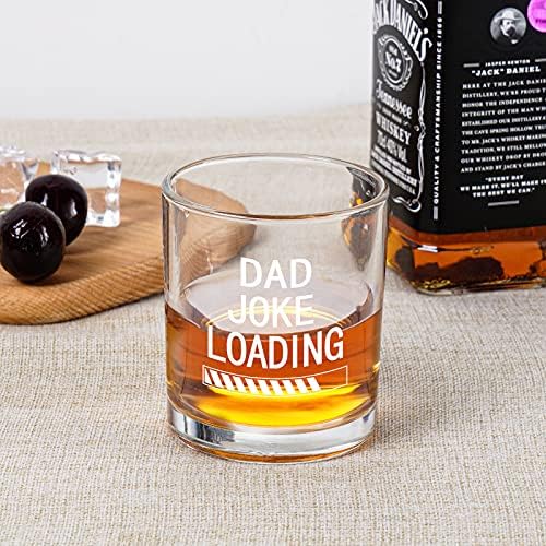 Тато Шега Вчитување Виски Стакло 10Oz, Смешни Старомоден Виски Стакло Подарок За Нов Татко, Татко, Тато, Старец, Тато Виски Карпи