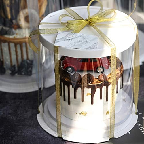 Кабилок Проѕирна Кутија За Торта Проѕирни Пластични Кутии За Торта Носачи За Пакување Пекари Со Капак И Основен Пакет За Прикажување