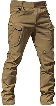 Dudubaby плус панталони за фустани за мажи за мажи за мажи за мажи, специјални сервисни панталони, вентилатор IX7 мулти џебни комбинезони