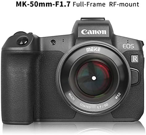 MEIKE 50mm f1. 7 Rf Монтирање Фиксна Леќа Компатибилен Со Canon Целосна Рамка Eos R Огледало Камера